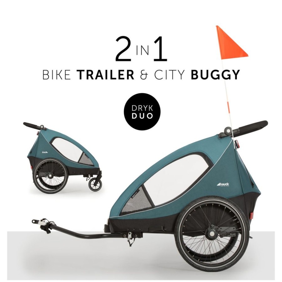 Pushchairs Hauck | Dryk Trailer & Buggy - Petrol