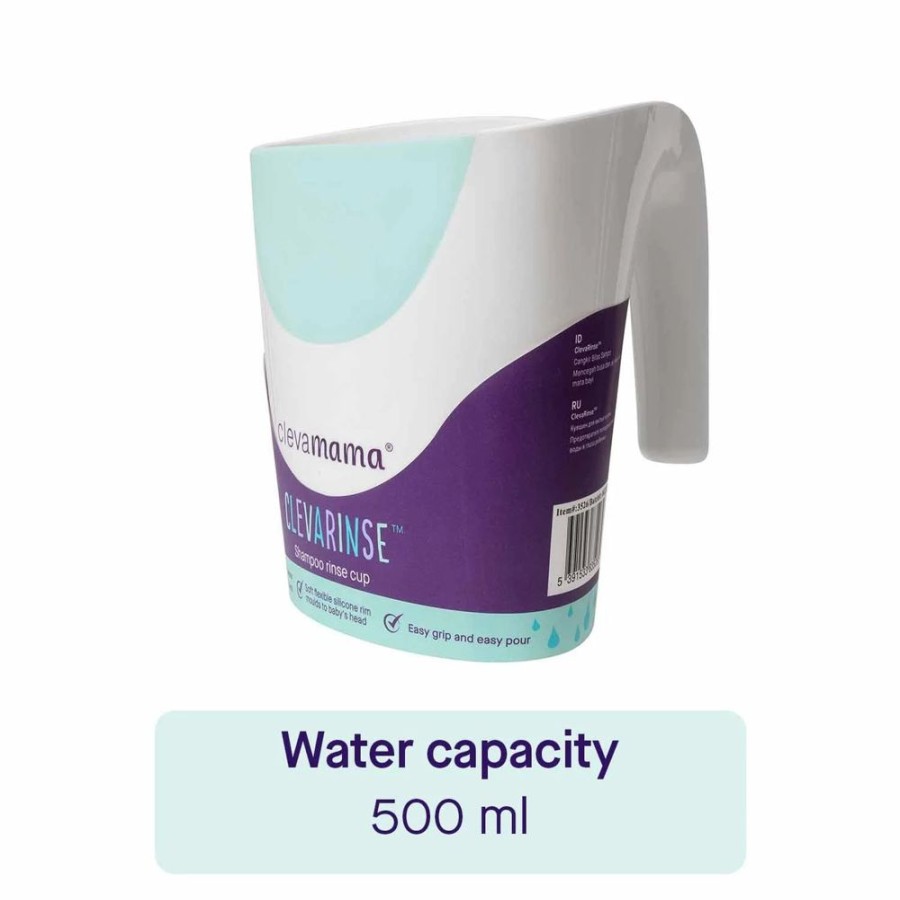 Bathing & Changing Clevamama | Clevarinse Shampoo Rinse Cup - Grey 500Ml