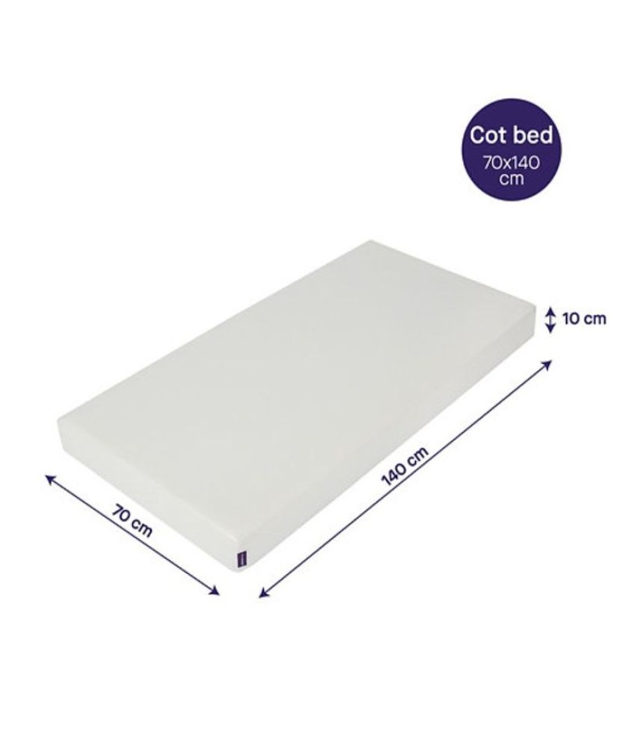 Nursery Clevamama | Anti Allergy Cot Bed Mattress - 140Cm X 70Cm