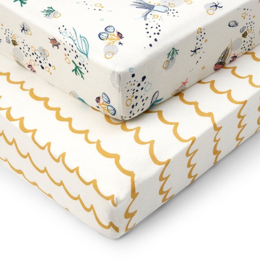 Nursery Tutti Bambini | Fitted Cot Bed Sheets 2Pk