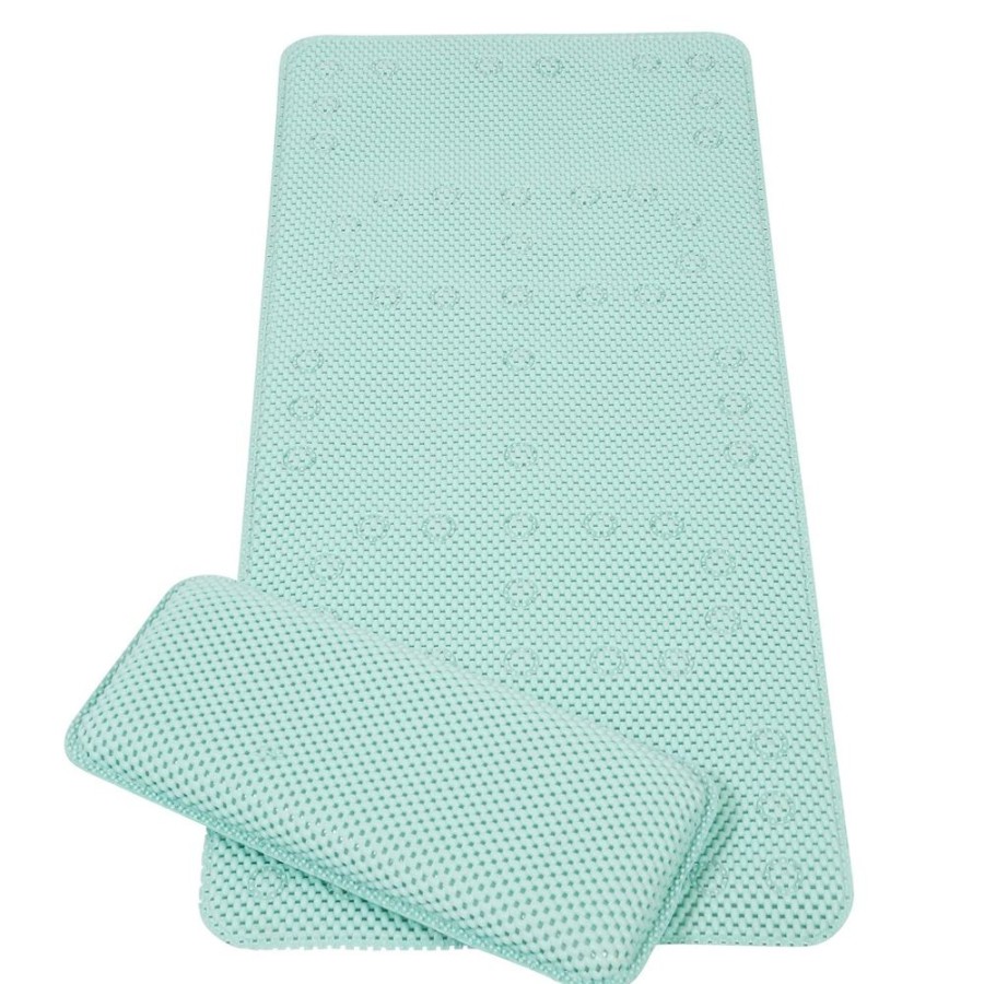 Bathing & Changing Clevamama | Bath Mat & Kneeling Cushion - Blue