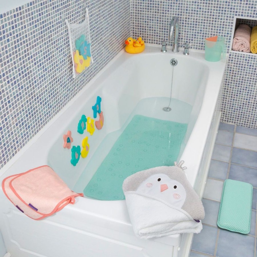 Bathing & Changing Clevamama | Bath Mat & Kneeling Cushion - Blue