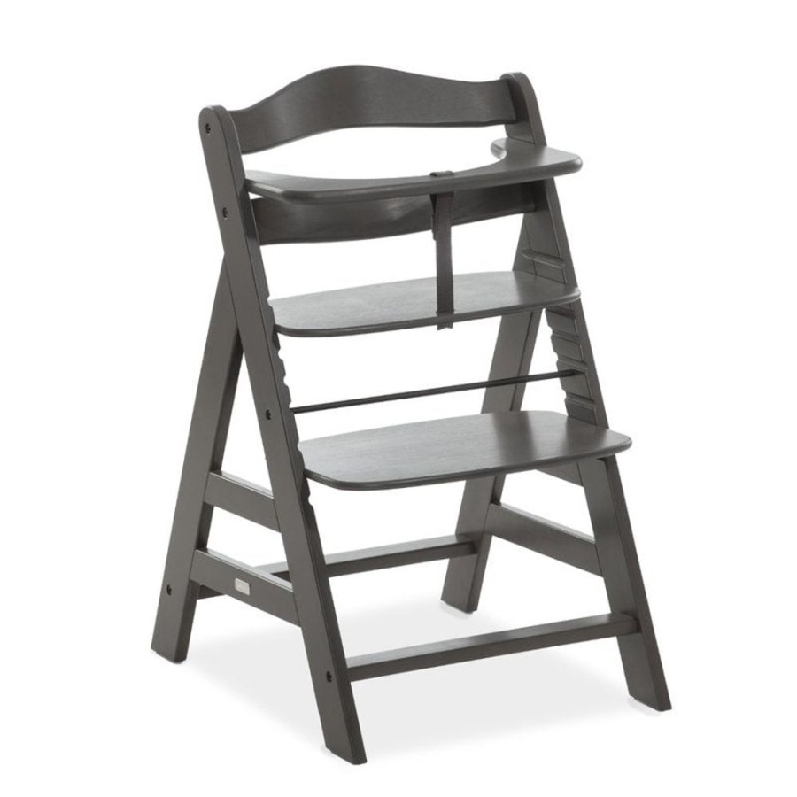 Feeding & Safety Hauck | Alpha+ Select Wooden Highchair (6Mths+) - Charcoal