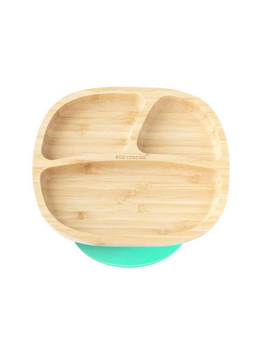 Feeding & Safety Eco Rascals | Bamboo Rectangle Plate - Green