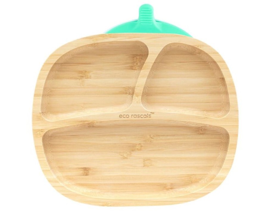 Feeding & Safety Eco Rascals | Bamboo Rectangle Plate - Green