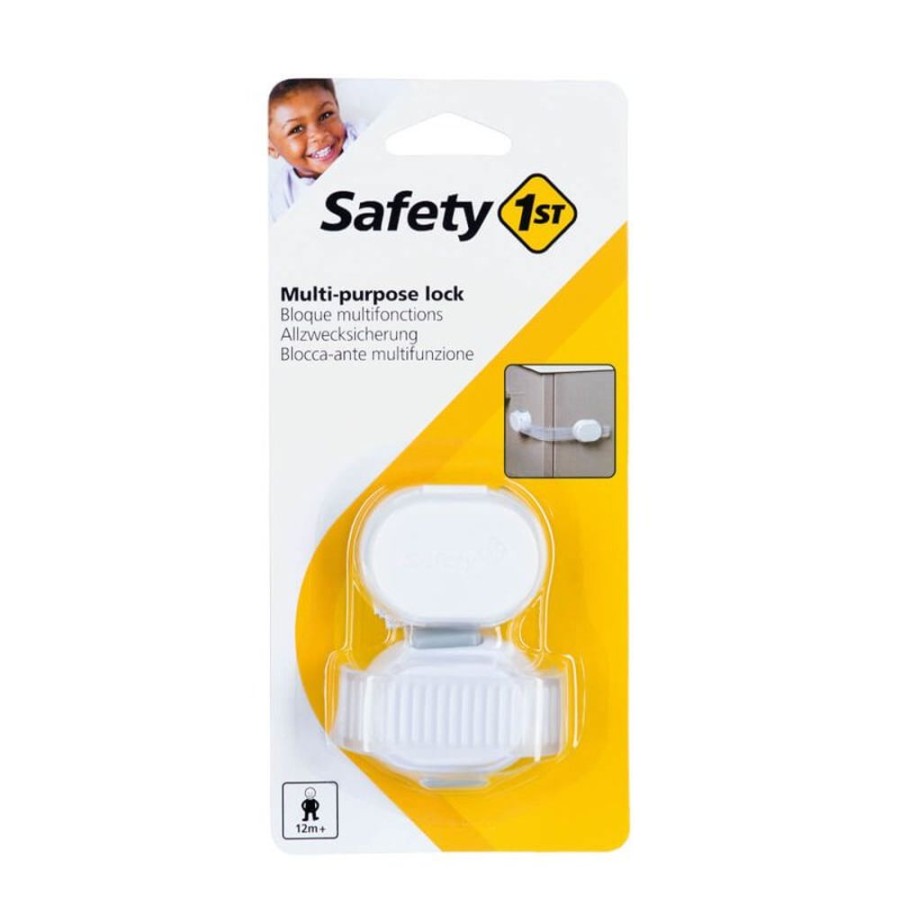 Feeding & Safety Safety 1st | Safety 1St Long Multi Purpose Lock - White