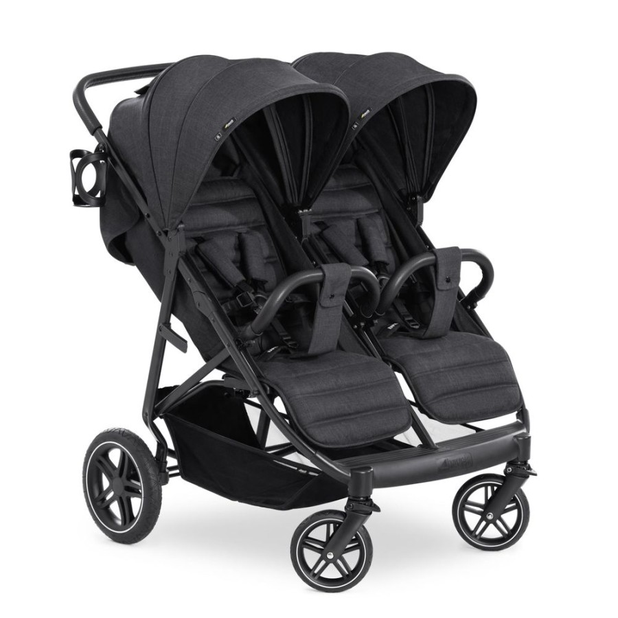 Pushchairs Hauck | Uptown Twin - Black Melange