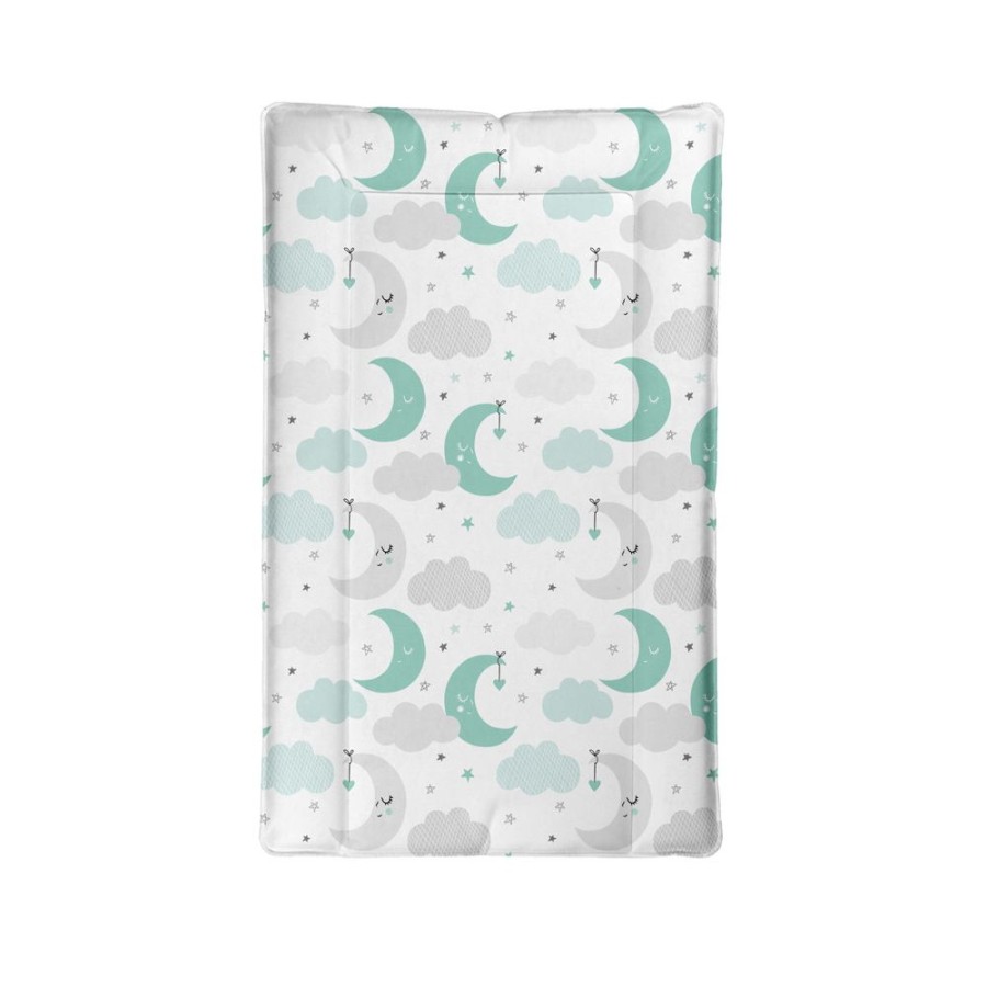 Bathing & Changing Bebeluca | Warm Feel Change Mat - Over The Moon (Green)