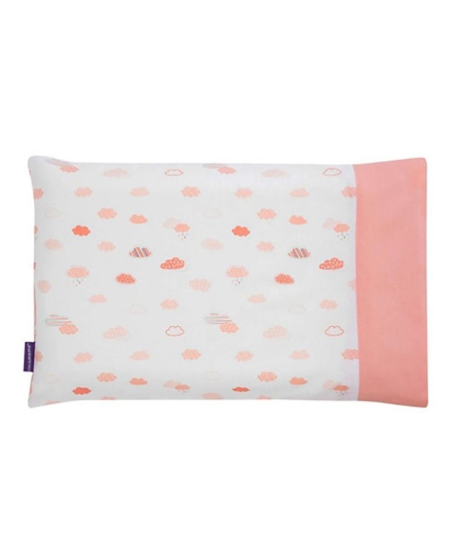 Nursery Clevamama | Pram Pillow Case - Coral