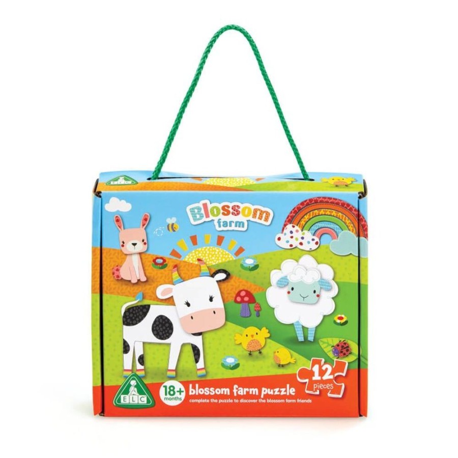 Toys Early Learning Centre | Blossom Farm 12 Piece Animal Jigsaw Puzzle