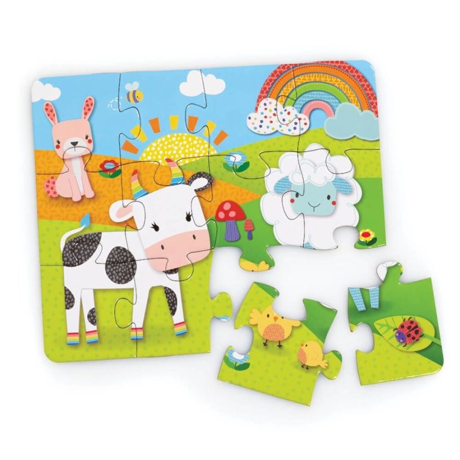 Toys Early Learning Centre | Blossom Farm 12 Piece Animal Jigsaw Puzzle