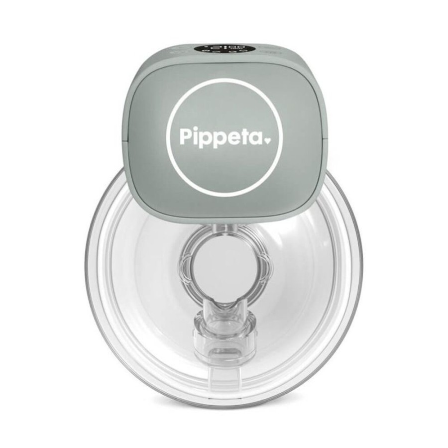 Feeding & Safety Pippeta | Led Wearable Hands Free Breast Pump - Sea Salt