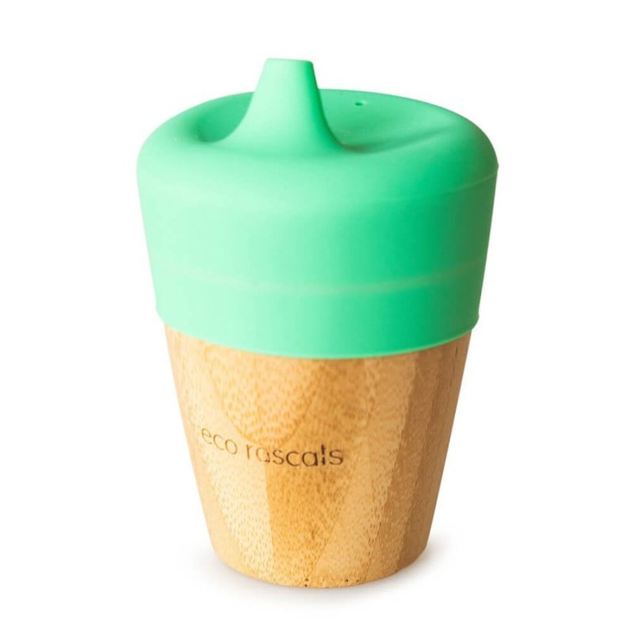 Feeding & Safety Eco Rascals | Small Cup & Sippy Feeder - Green