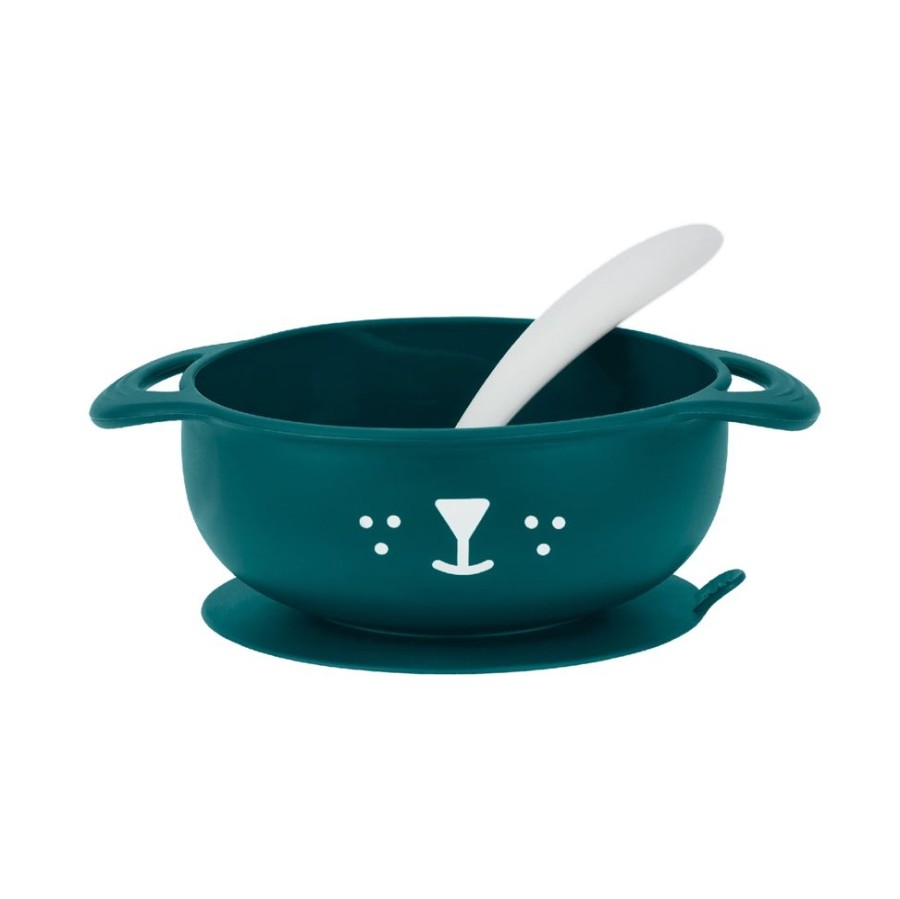 Feeding & Safety Babymoov | Tast'Isy Silicone Bowl & Spoon Set (15-24M) - Dog