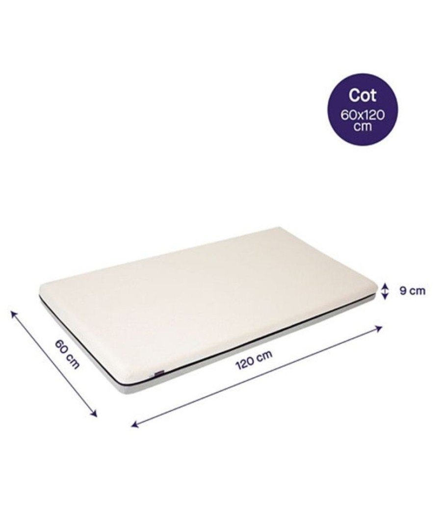 Nursery Clevamama | Clevafoam Support Cot Mattress - 120 X 60Cm