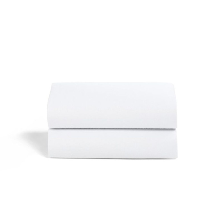 Nursery Snuz | Fitted Crib Sheets 2Pk - White