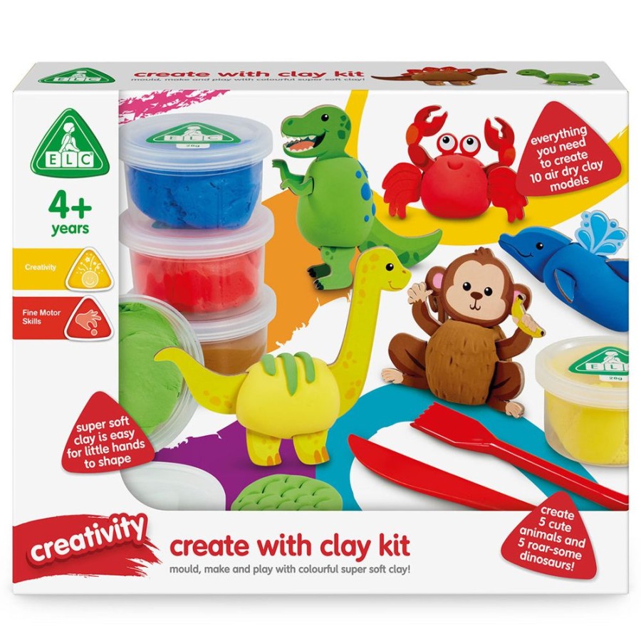 Toys Early Learning Centre | Create With Clay Kit - Animals And Dinosaurs