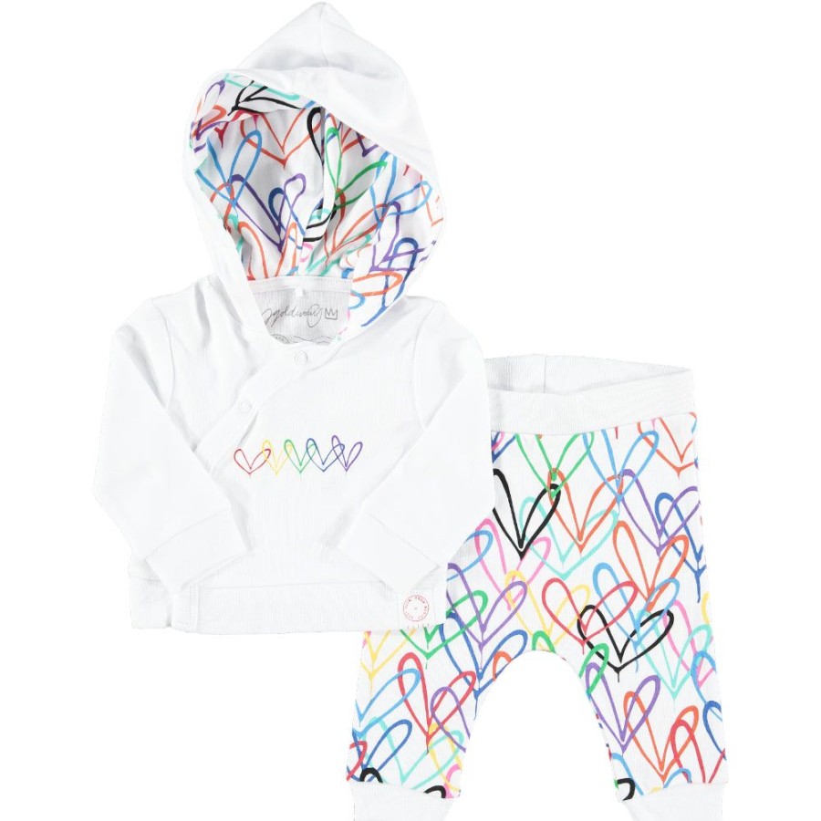 Clothing & Gifts From Babies with Love | #Lovewall Organic Hoodie & Jogger Set