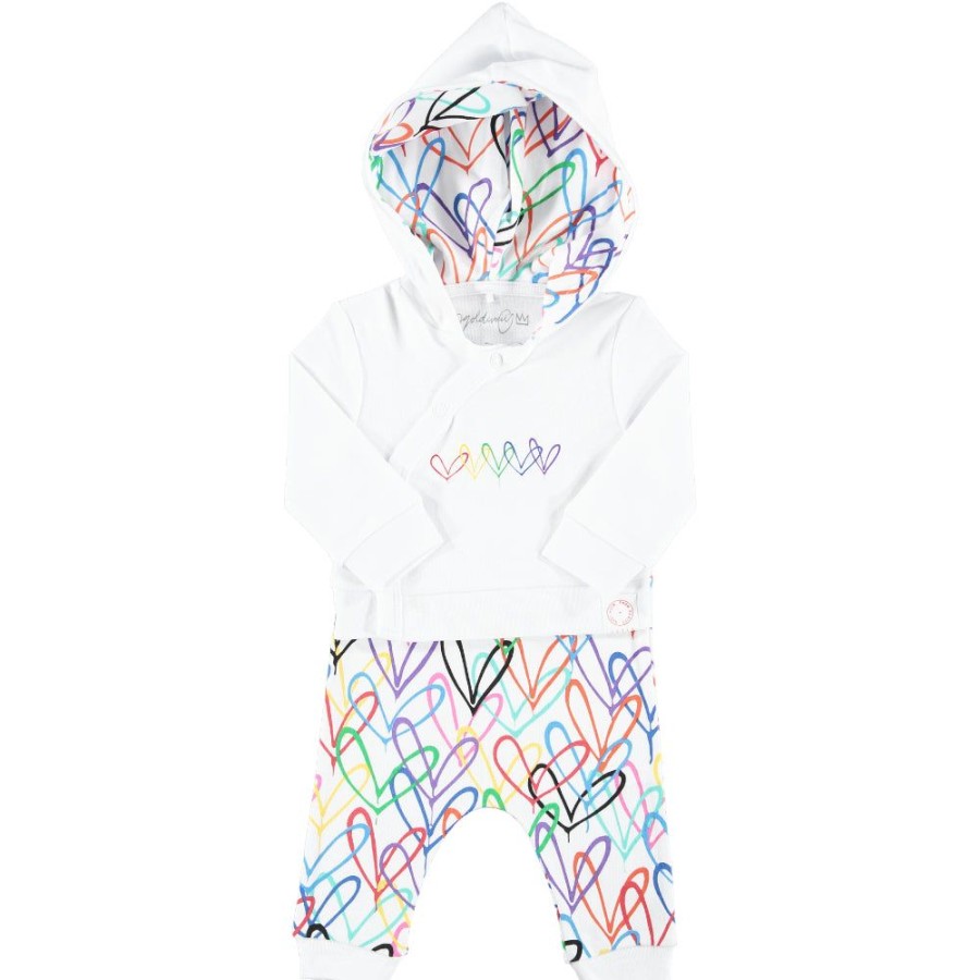 Clothing & Gifts From Babies with Love | #Lovewall Organic Hoodie & Jogger Set