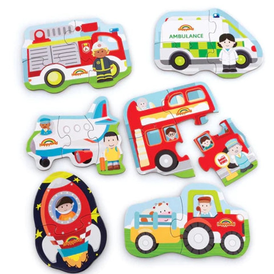 Toys Early Learning Centre | Happyland Vehicle Puzzle