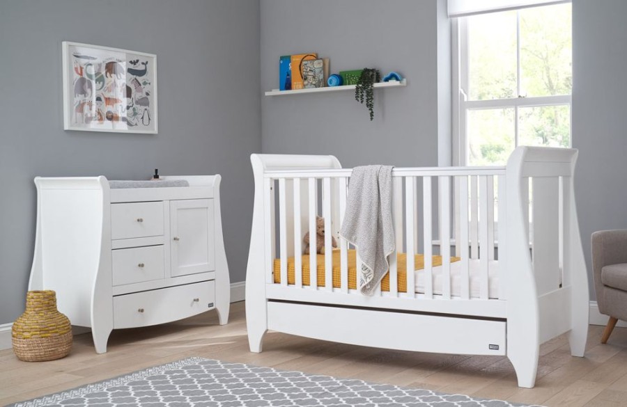 Nursery Tutti Bambini | Lucas 2 Piece Room Set - White