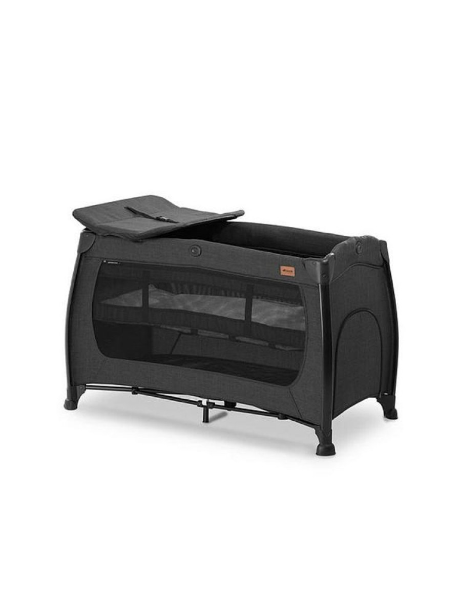 Nursery Hauck | Play N Relax Travel Cot - Melange Black