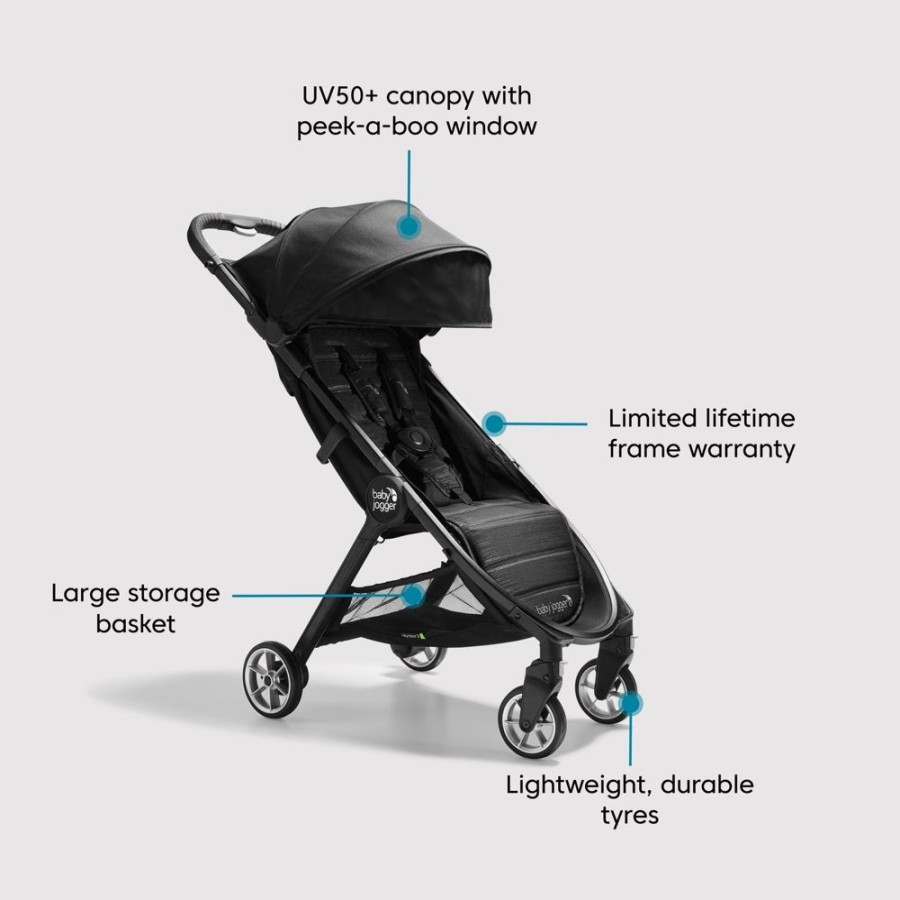 Pushchairs Baby Jogger | City Tour 2 - Pitch Black