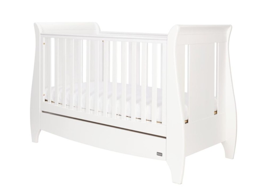 Nursery Tutti Bambini | Lucas Sleigh 3In1 Cot Bed - White