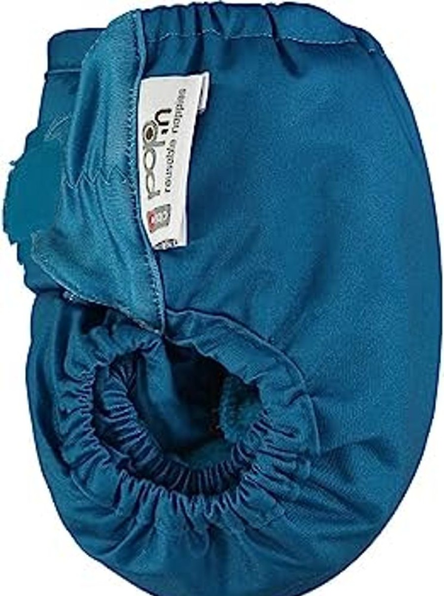 Bathing & Changing Close | Pop In Single Bamboo Nappy - Peacock