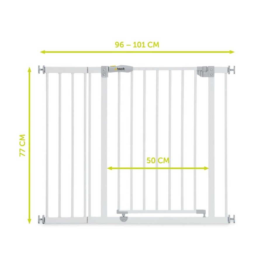 Feeding & Safety Hauck | Open N Stop Safety Gate + 21Cm Extension