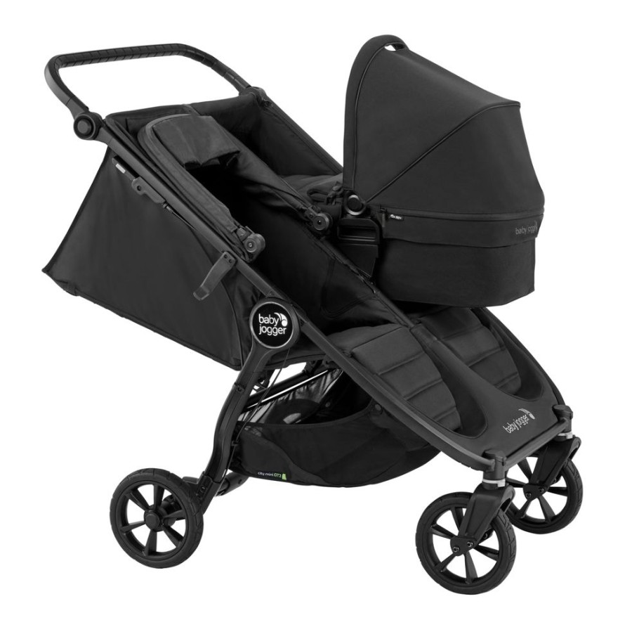 Pushchairs Baby Jogger | City Mini 2 & Gt2 Double Carry Cot - Opulent Black