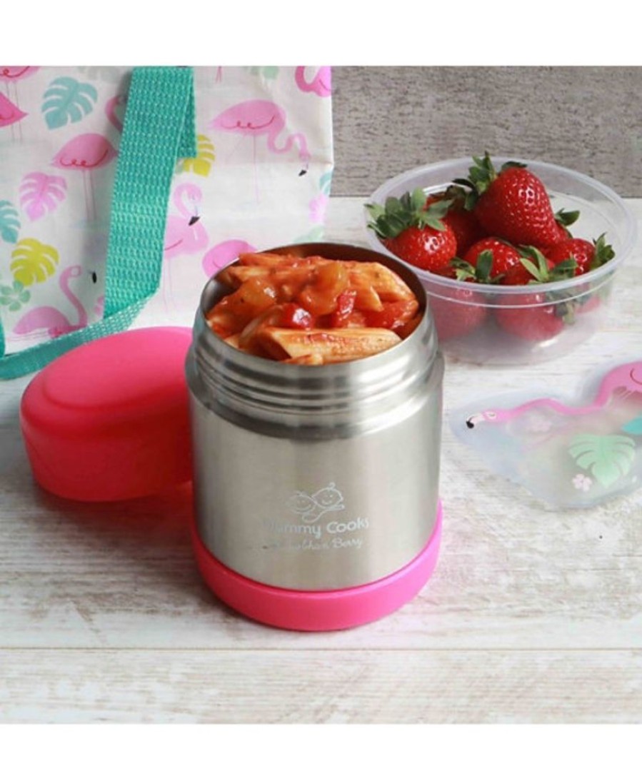 Feeding & Safety Mummy Cooks | Food Flask 300Ml - Pink