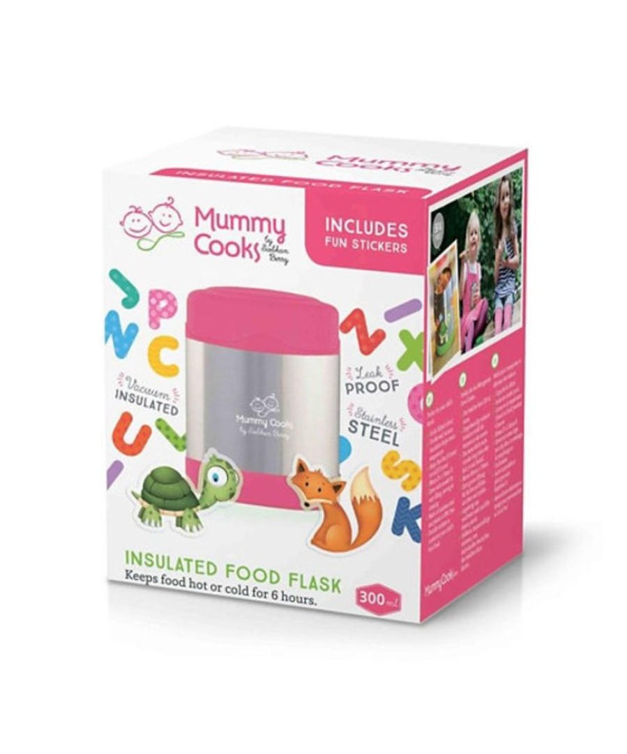 Feeding & Safety Mummy Cooks | Food Flask 300Ml - Pink