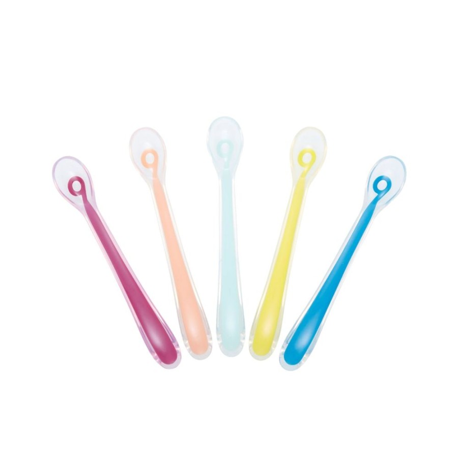 Feeding & Safety Babymoov | Silicon Spoons - 5Pk