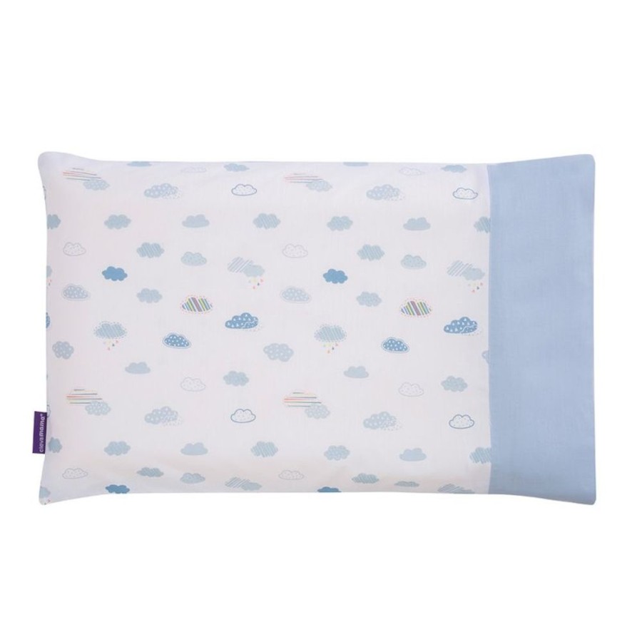 Nursery Clevamama | Pram Pillow Case - Blue