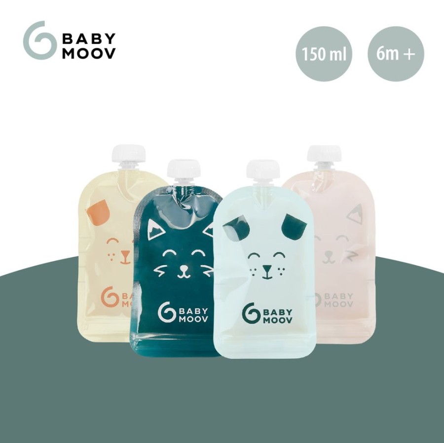 Feeding & Safety Babymoov | Isy Pouches - Reusable Food Pouches