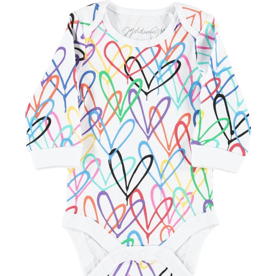 Clothing & Gifts From Babies with Love | #Lovewall Organic All Over Print Bodysuit