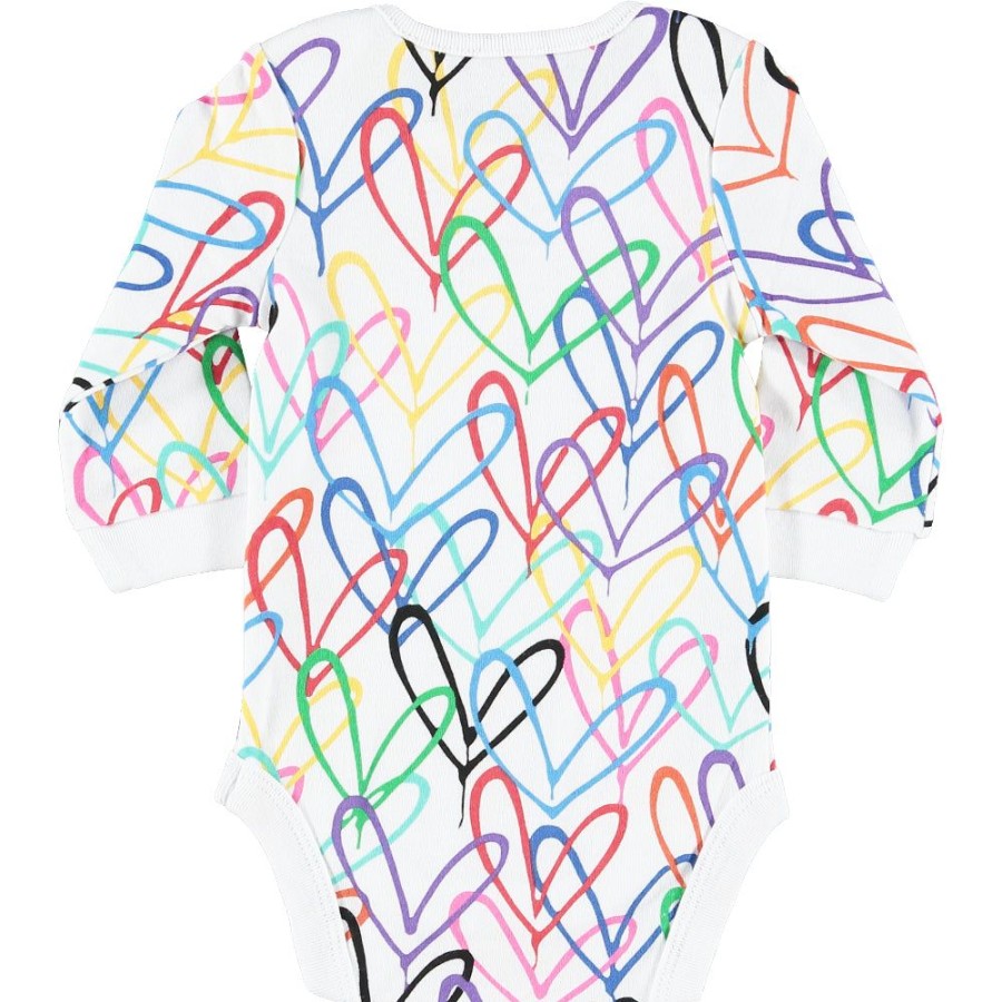 Clothing & Gifts From Babies with Love | #Lovewall Organic All Over Print Bodysuit