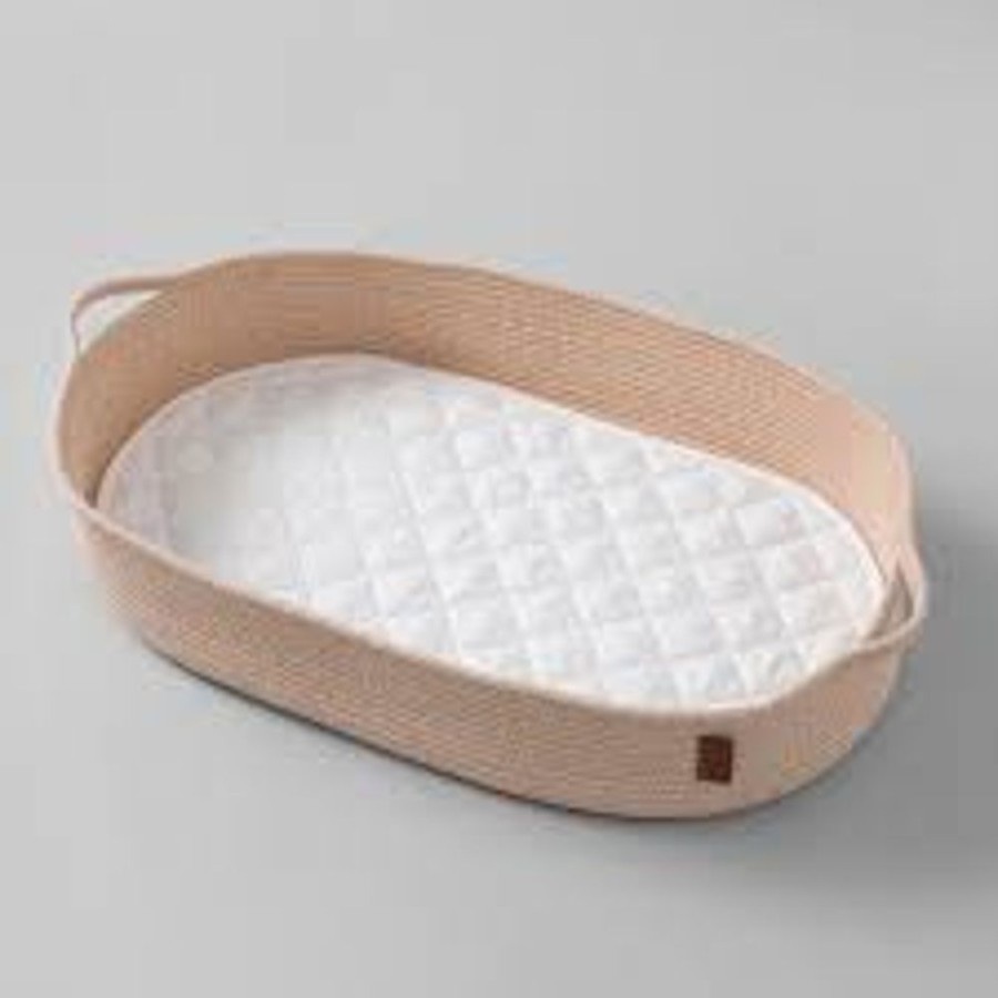 Bathing & Changing Clevamama | Baby Changing Basket & Quilted Mat