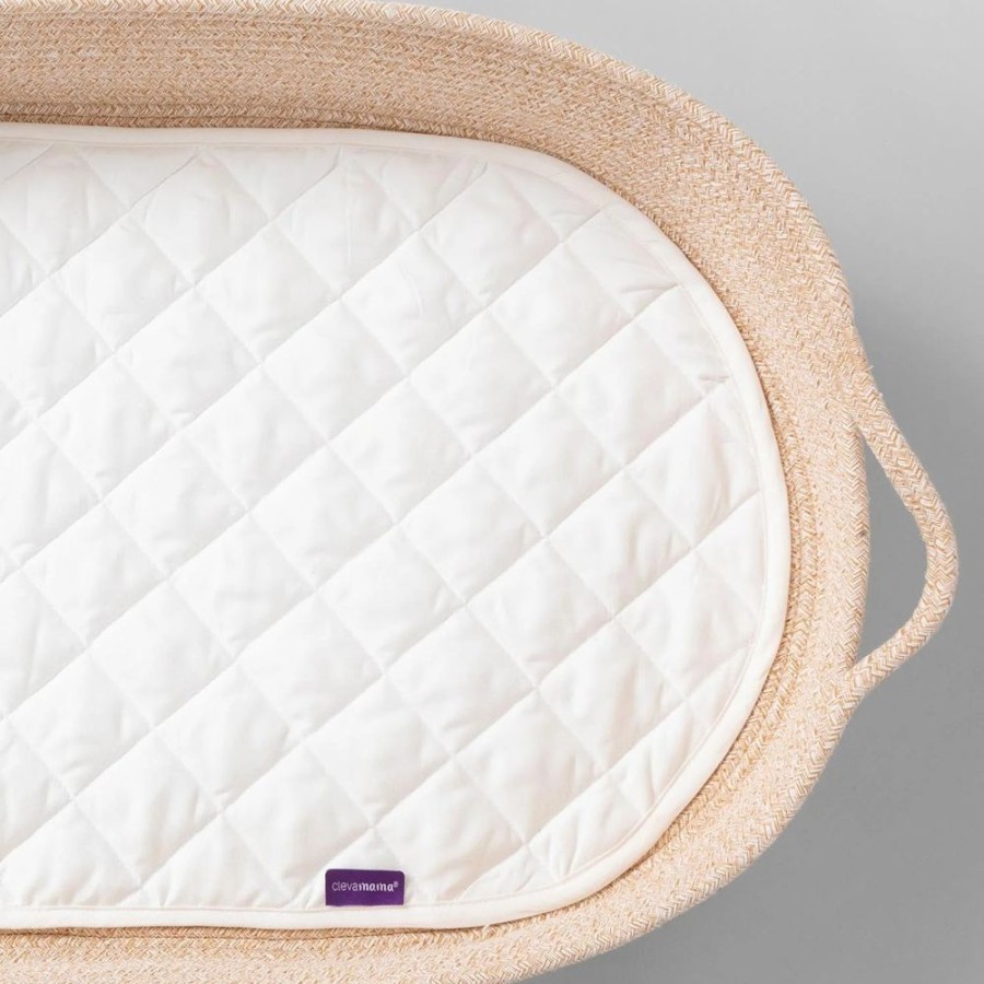 Bathing & Changing Clevamama | Baby Changing Basket & Quilted Mat