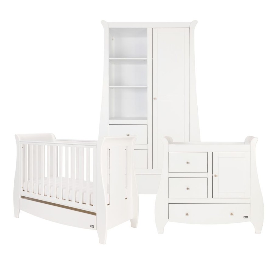 Nursery Tutti Bambini | Lucas 3 Piece Room Set - White