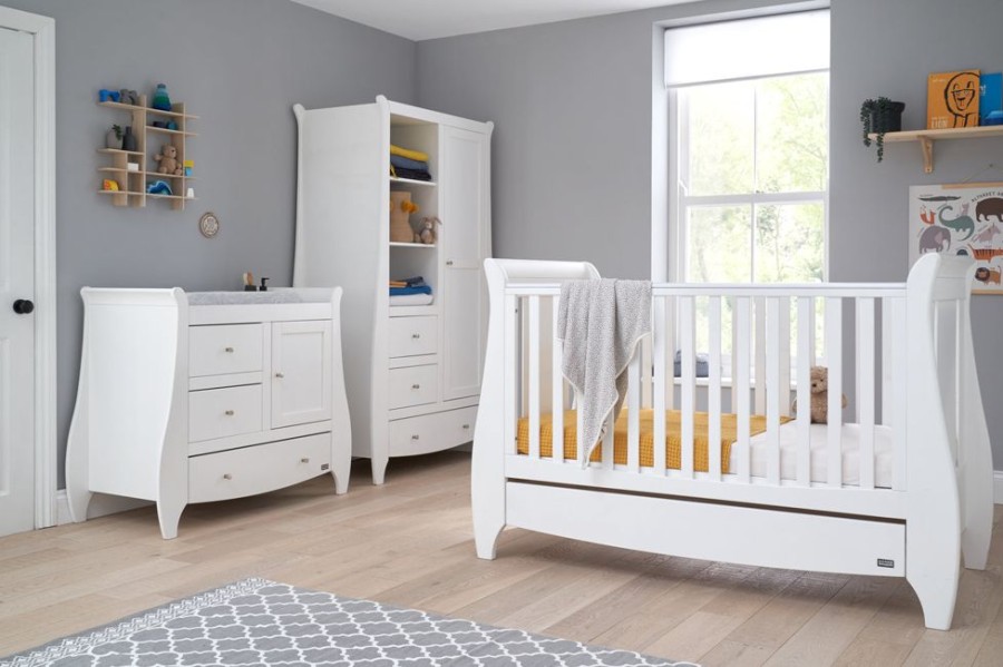 Nursery Tutti Bambini | Lucas 3 Piece Room Set - White