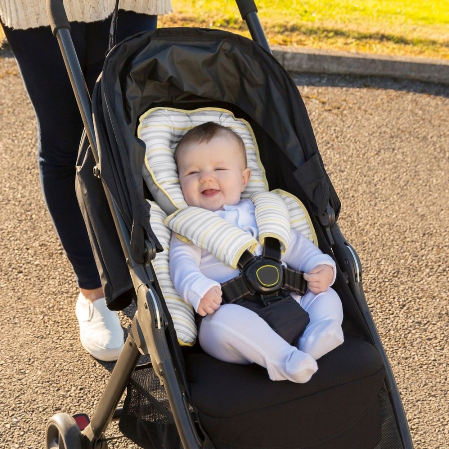 Car Seats & Carriers Clevamama | Head & Body Support - Grey & Yellow