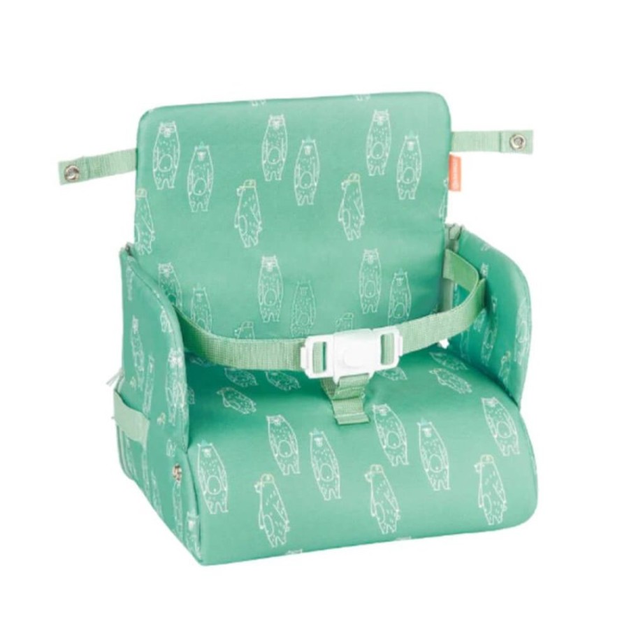 Feeding & Safety Babymoov | 2 In 1 Travel Booster Seat - Green Bears