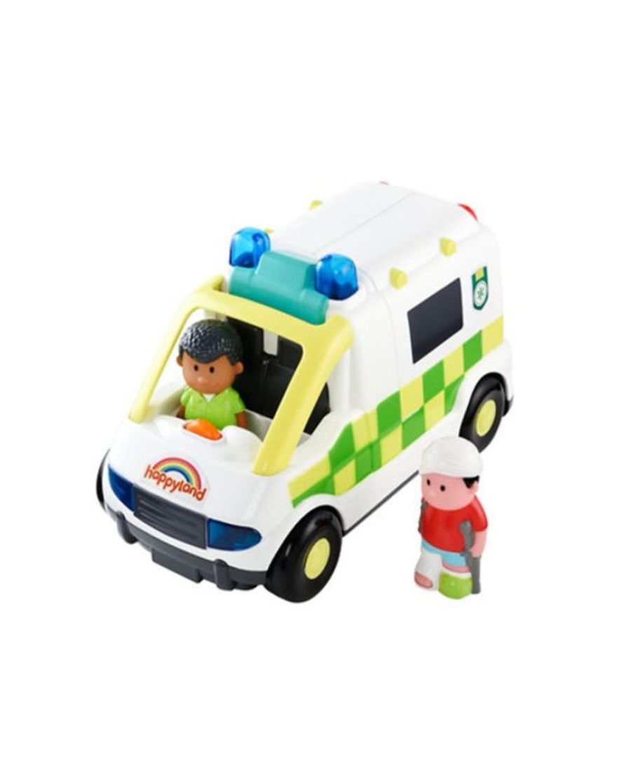 Toys Early Learning Centre | Happyland Lights And Sounds Ambulance