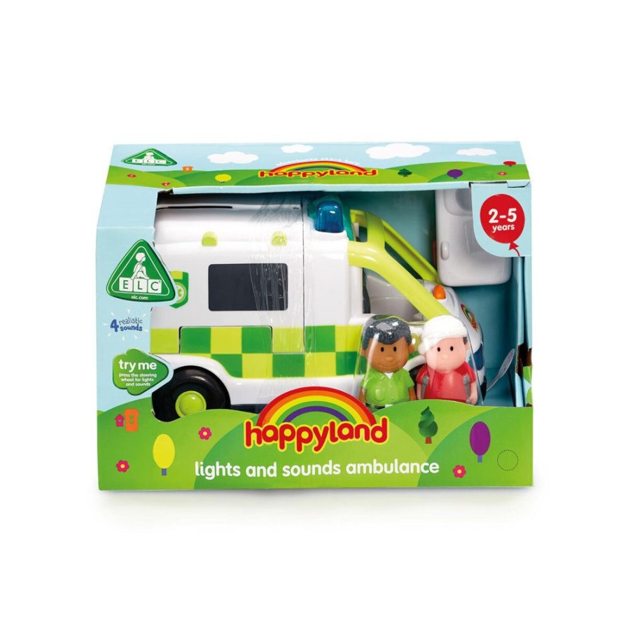 Toys Early Learning Centre | Happyland Lights And Sounds Ambulance