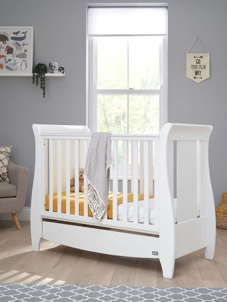 Nursery Tutti Bambini | Katie Mini Sleigh Cot Bed - White