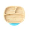 Feeding & Safety Eco Rascals | Bamboo Rectangle Plate - Blue