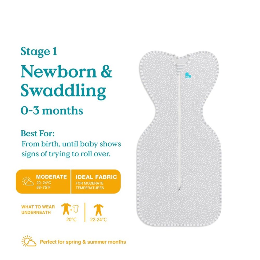 Nursery Love To Dream | Swaddle Up Bamboo Original 1 Tog - Wave Dot