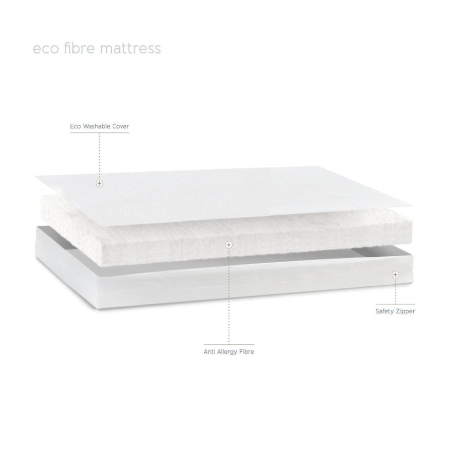 Nursery Baby Elegance | Eco Fibre Travel Cot Mattress - 66 X 94Cm